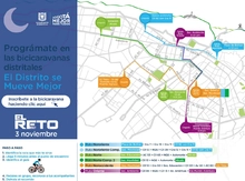 Reto medellin vs bogotá  bicicaravanas noche