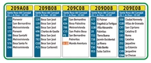 Banderas de paraderos múltiples en la 1 mayo  de oriente occidente 