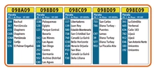 Paraderos múltiples de occidente a oriente 1 de mayo