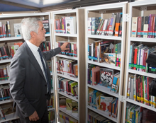 Alcalde en las Biblioestaciones