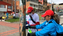 Acciones  de aseo de TRANSMILENIO