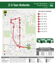 Ruta alimentadora 2-3 presenta ajuste temporal