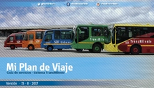 Portada de mi plan de viaje de TransMilenio