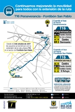 Información  ruta T16