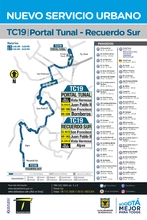 TC19  nueva ruta