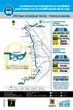 Cambios ruta Z13