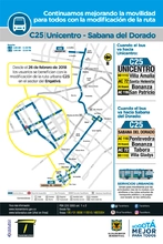 Ajuste ruta urbana C25