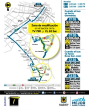 Ajustes ruta SITP C135