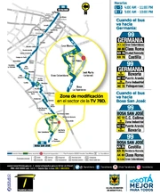 Modificación ruta 99