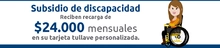 Subsidio para personas con discapacidad