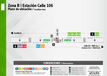 Estación calle 106 después