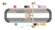 Plano de estación del portal Norte