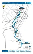 Mapa de la ruta 114A