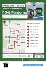 Mapa de la ruta 10-6