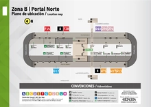 Plano del portal el norte organización de servicios