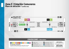 Plano de estación Comuneros