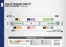 Plano de estación calle 57