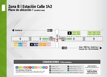 Plano de estación calle 142