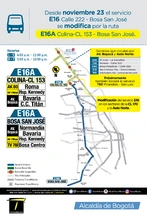 Novedad- ruta-E16A