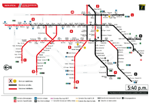 Mapa con estaciones habilitadas