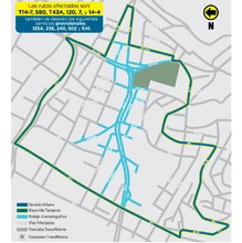 Desvíos-de algunas rutas urbanas por rodaje