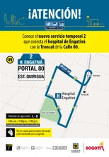 Ruta 2, servicio urbano Hospital Engativá