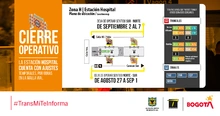 Cierre estación hospital en agosto