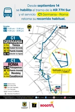 Afiche ruta C1