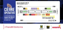 Plano de estación Calle 26