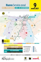 Nuevas rutas zonales en Fontibón