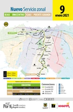 Nuevas rutas zonales en Fontibón