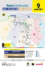 Nuevas rutas zonales en Fontibón