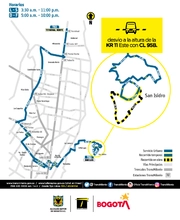 A partir del 5 de abril la ruta zonal T63 Terminal Norte - San Luis modificará su recorrido en el sector de San Luis temporalmente por mal estado en la vía.