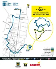 A partir del 5 de abril la ruta zonal T63 Terminal Norte - San Luis modificará su recorrido en el sector de San Luis 