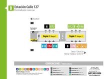 Plano de calle 127