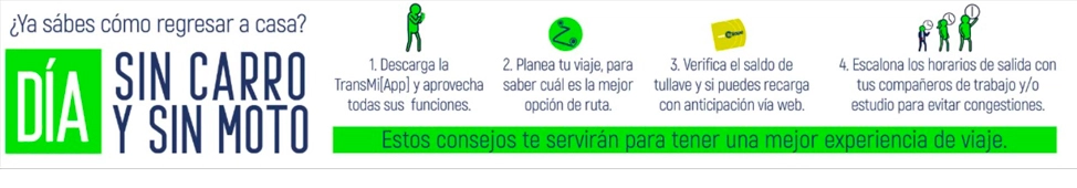 Recomendaciones días sin Carro