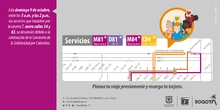 Desvíos operacionales de más rutas en la caminata de la solidaridad