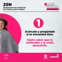 Paso 1 para denunciar indiferencias contra las mujeres