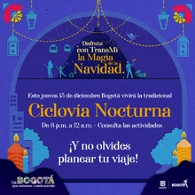 Ciclovía nocturna