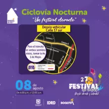 Ciclovía nocturna 4