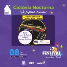 Ciclovía nocturna 6