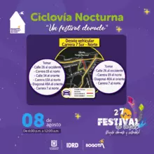 Ciclovía nocturna 7